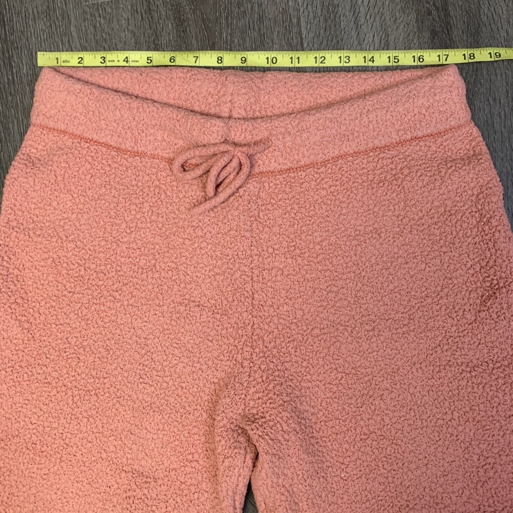 Aerie Womens Just Rosey Marshmallow Sherpa Pajama Lounge Stretch Pants Size XL - Picture 9 of 11